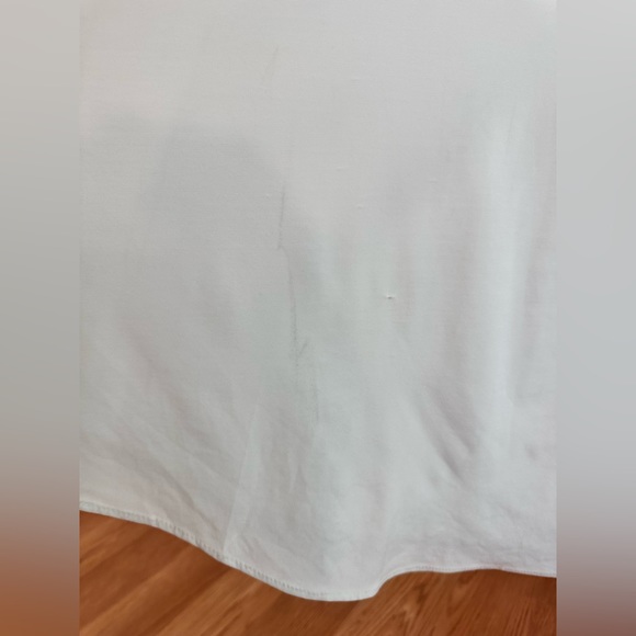 Mac Duggal Floral Sequined Criss Cross Bodice Gown Maxi Dress 68166 White Size 4 - Picture 10 of 11